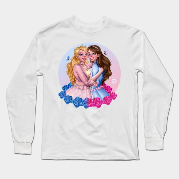 Barbie as the Princess and the Pauper Long Sleeve T-Shirt by _LunarChim_